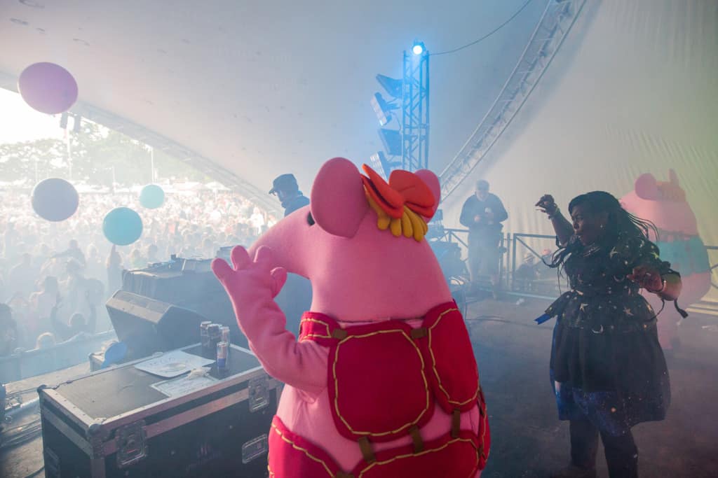 Clangers celebrates 50th Anniversary at Bluedot Festival 2019