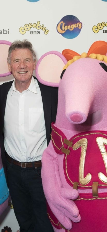 Stars line the blue carpet for the launch of Clangers 2
