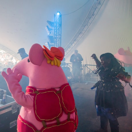 Clangers celebrates 50th Anniversary at Bluedot Festival 2019